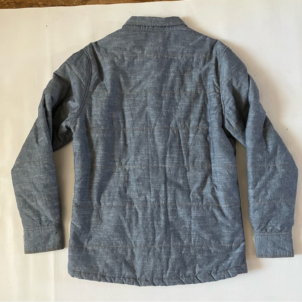 VINTAGE CASSIUS LONG SLEEVE INSULATED SHIRT SHACKET SIZE M BLUE BUTTON UP - Picture 2 of 3